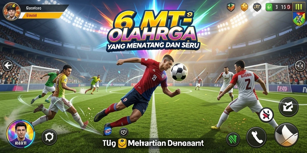 Tampilkan gameplay seru dari 6RT yang penuh aksi olahraga.