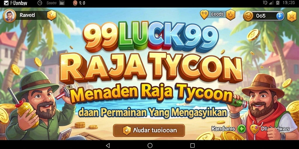 Screenshot utama 99LUCK99 menampilkan gameplay Tycoon yang seru.