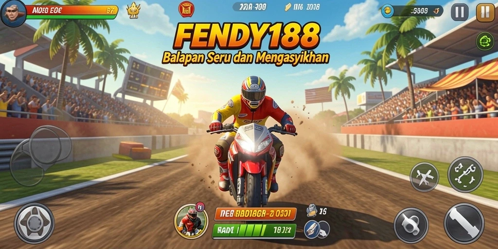Tampilan sedih dan menegangkan dari gameplay FENDY188.