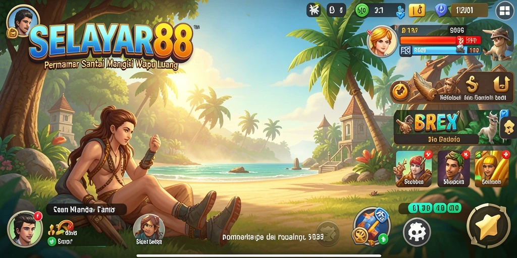 Tampilan gameplay menarik dari SELAYAR88 yang penuh warna.