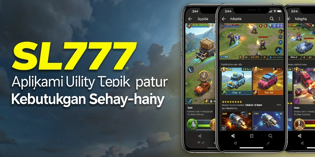 Screenshot SL777 menampilkan antarmuka aplikasi yang intuitif untuk pengelolaan Utility.