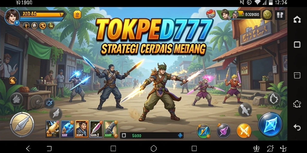 Tampilan gameplay strategi menarik dari TOKPED777.